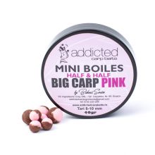 Addicted Carp Baits Mini Boilies Half&Half Big Carp Pink, 40 gr