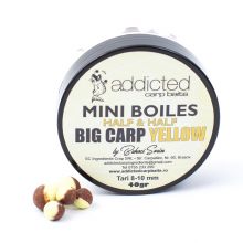 Addicted Carp Baits Mini Boilies Half&Half Big Carp Yellow,40 gr