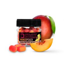 Momeli cârlige naturale Delphin D SNAX WAFT / Mango-Piersică