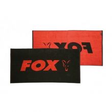 Prosop FOX Beach Towel Black-Orange 80x160